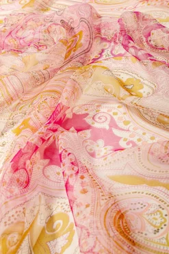 Tuch - Fuchsia Paisley