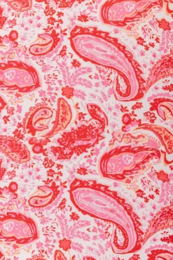 Tuch - Red Paisley