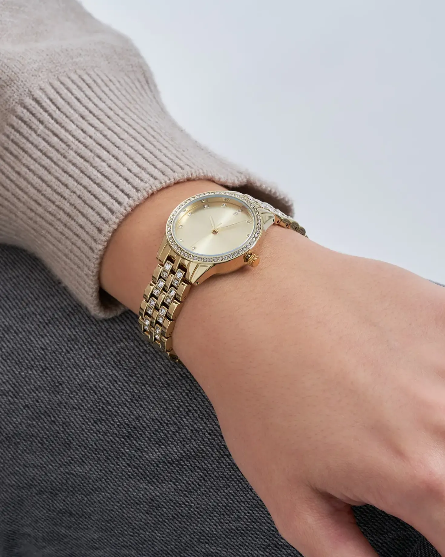 Uhr - Sparkling Gold